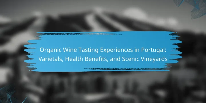 Organic Wine Tasting Experiences in Portugal: Varietals, Health Benefits, and Scenic Vineyards